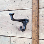 IRON RANGE Hall Stand Hat & Coat Hook EVELYN Cast Antique Iron 100mm