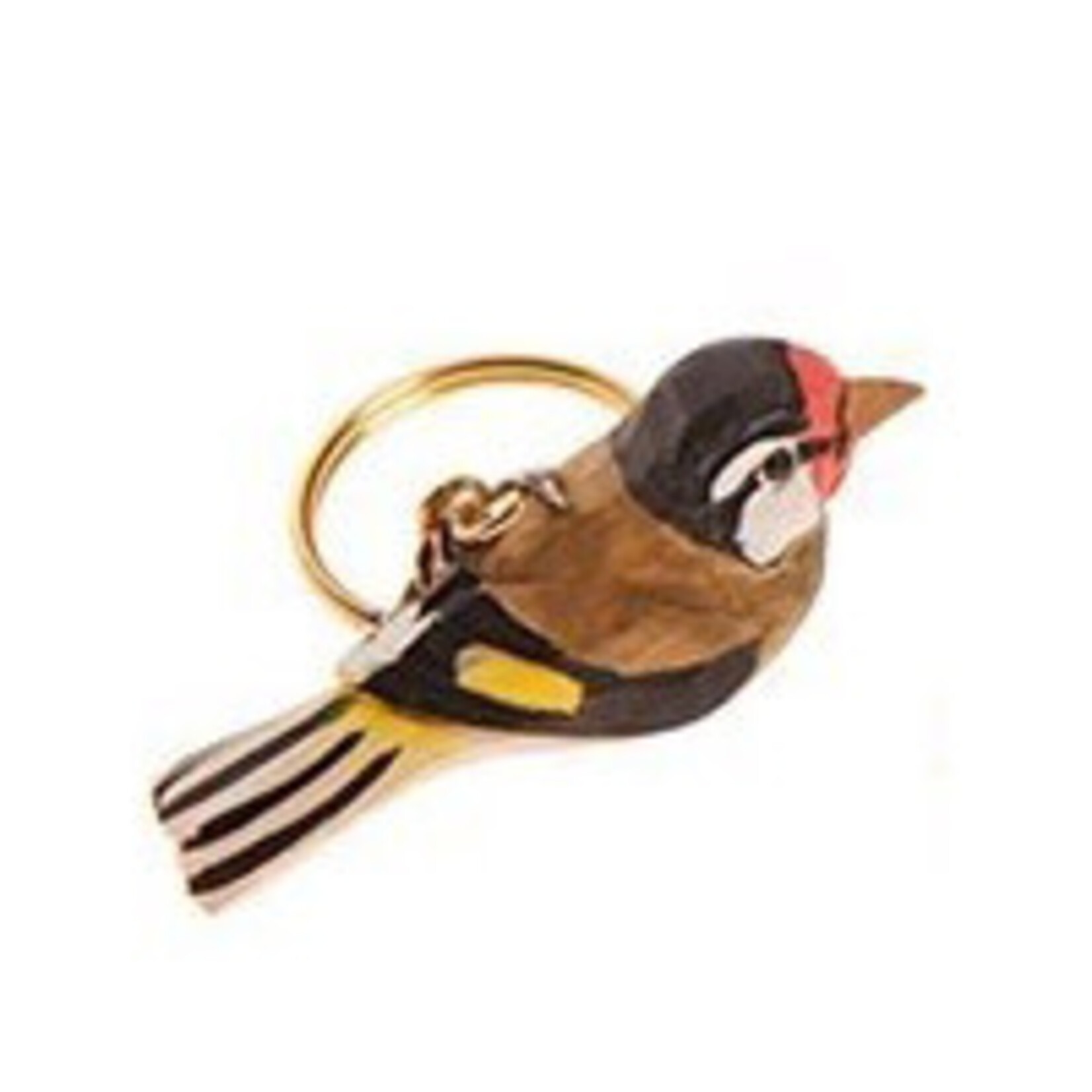 Sass and Belle British Birds Keyring