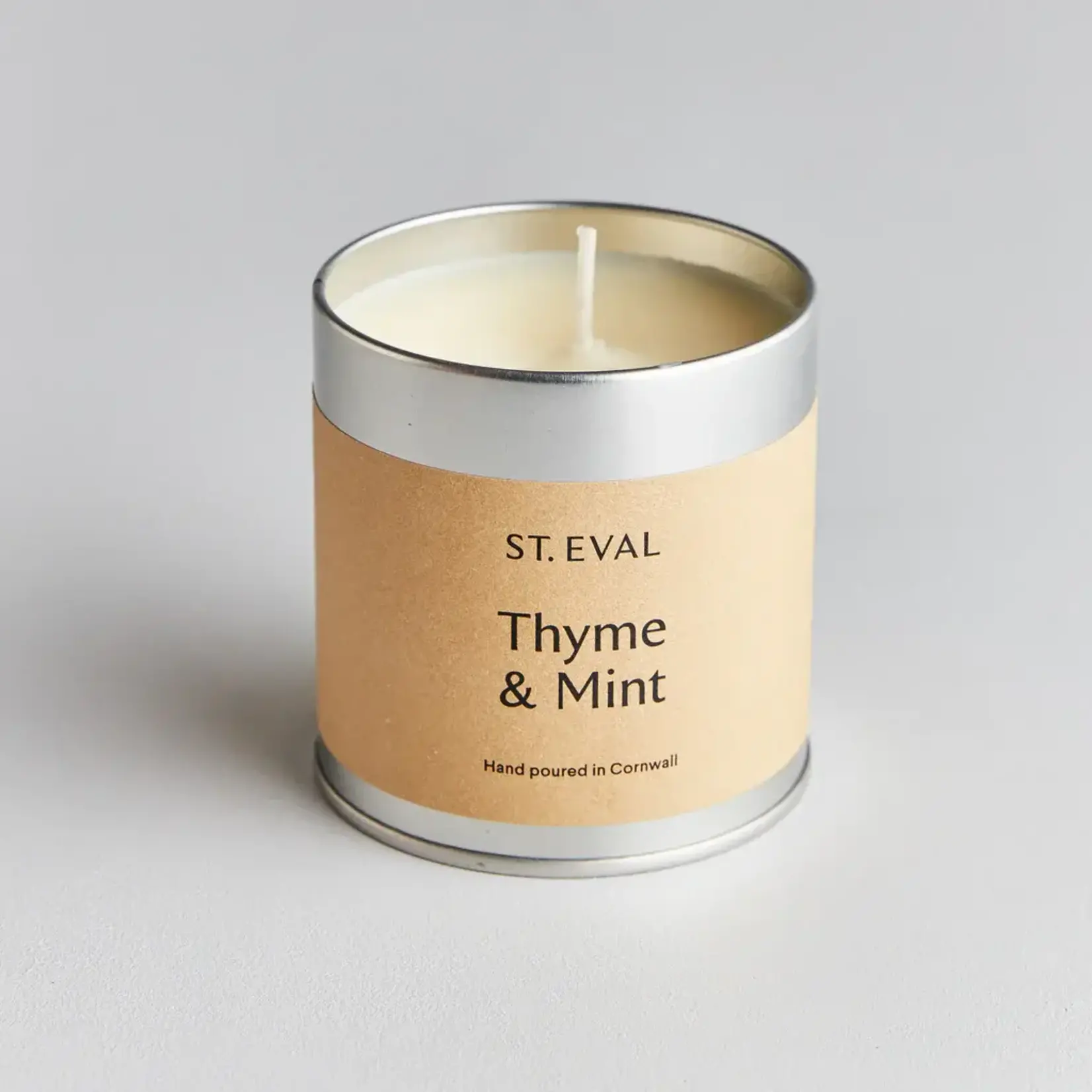 St. Eval St Eval Thyme and Mint Tin Candle