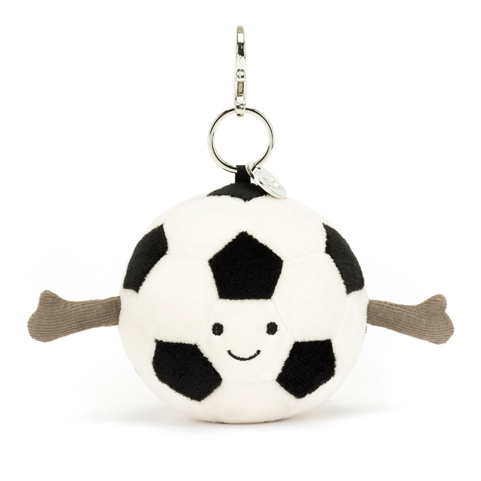 Jellycat Jellycat Amuseables Sports Football Bag Charm