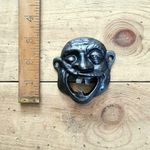 IRON RANGE Bottle Opener Wall Mounted UGLY FACE Cast Antique Iron