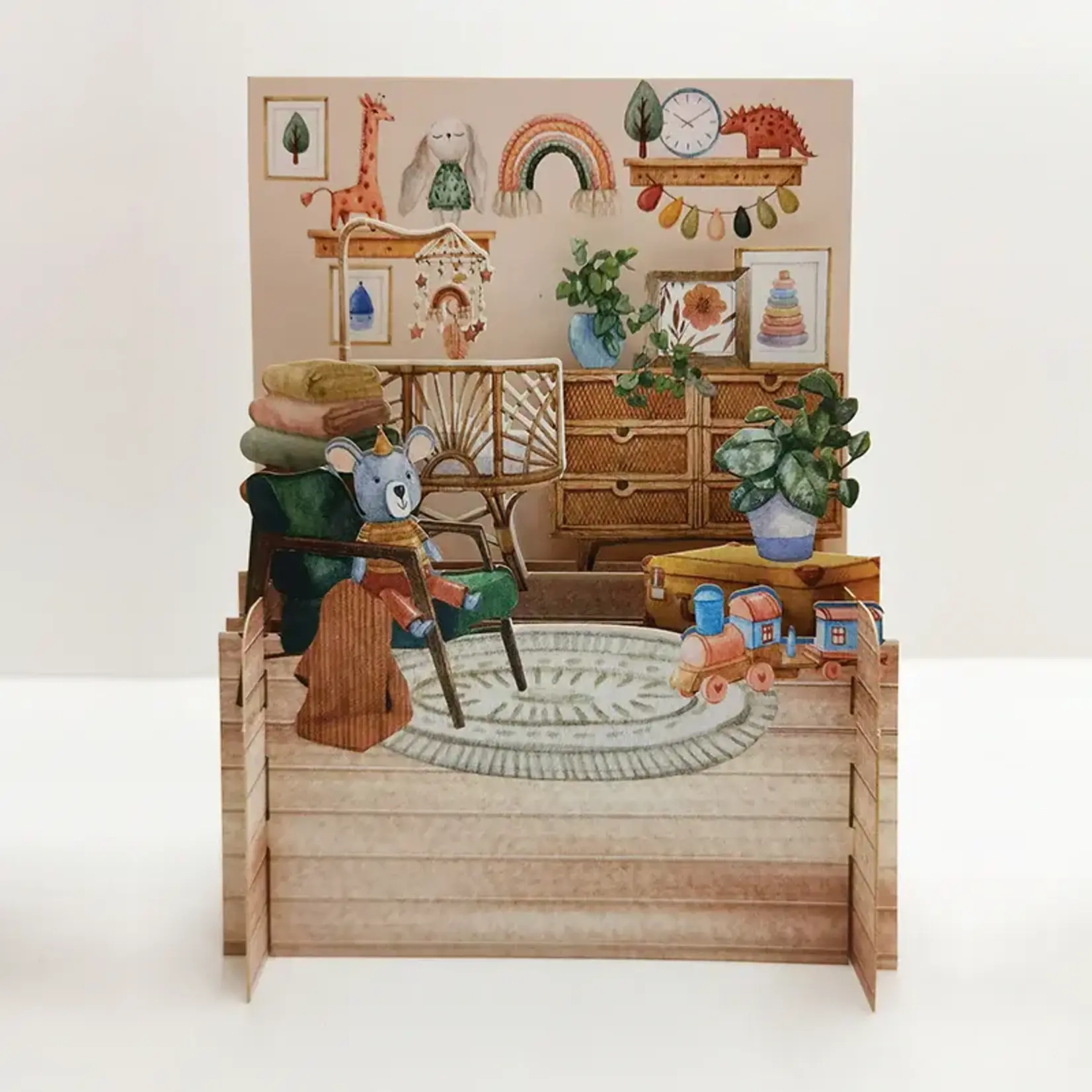 AllJoy Design Nursery 3D Pop Up Card
