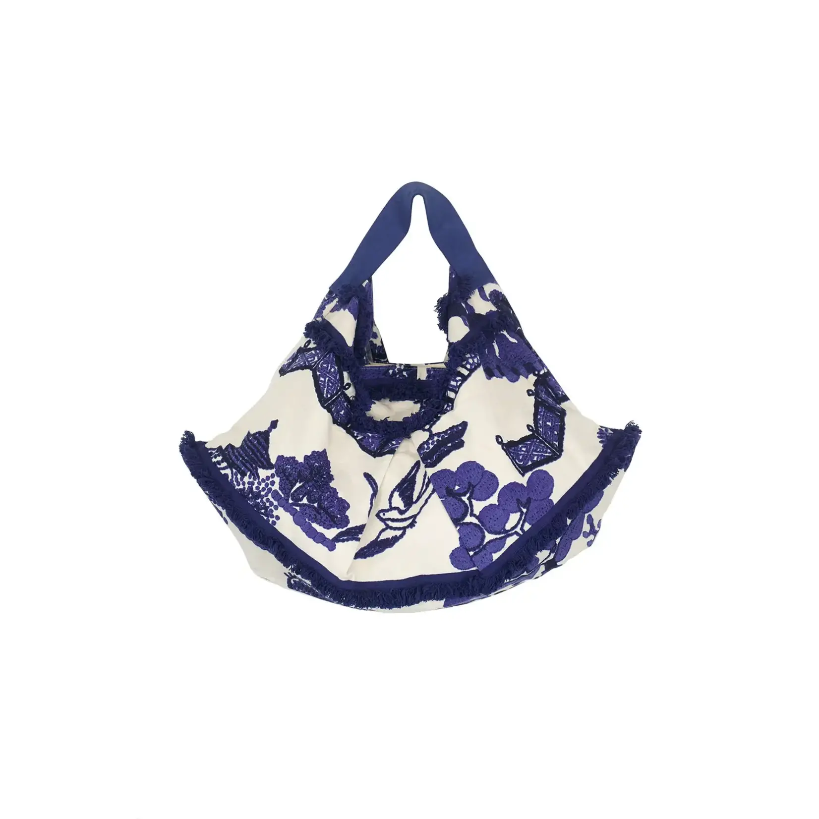 ONE HUNDRED STARS Giant Willow Blue Slouch Bag