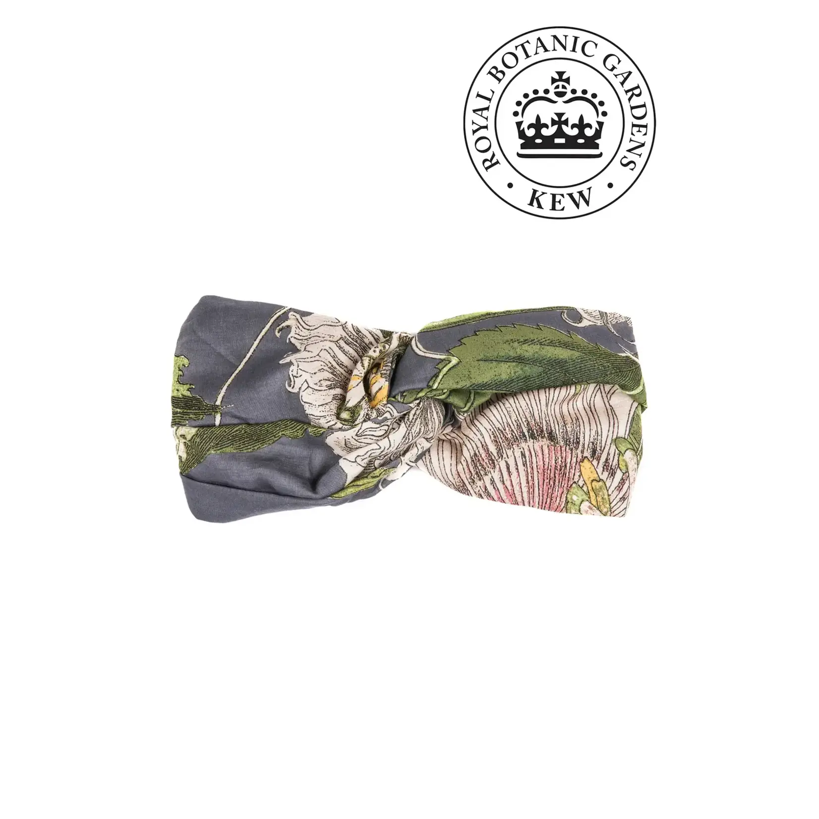 ONE HUNDRED STARS Kew Passion Flower Grey Headband