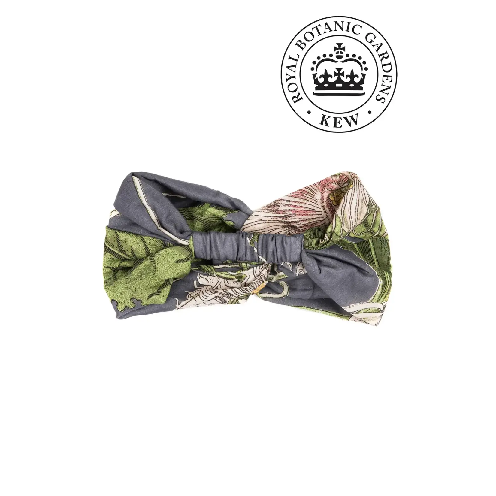 ONE HUNDRED STARS Kew Passion Flower Grey Headband