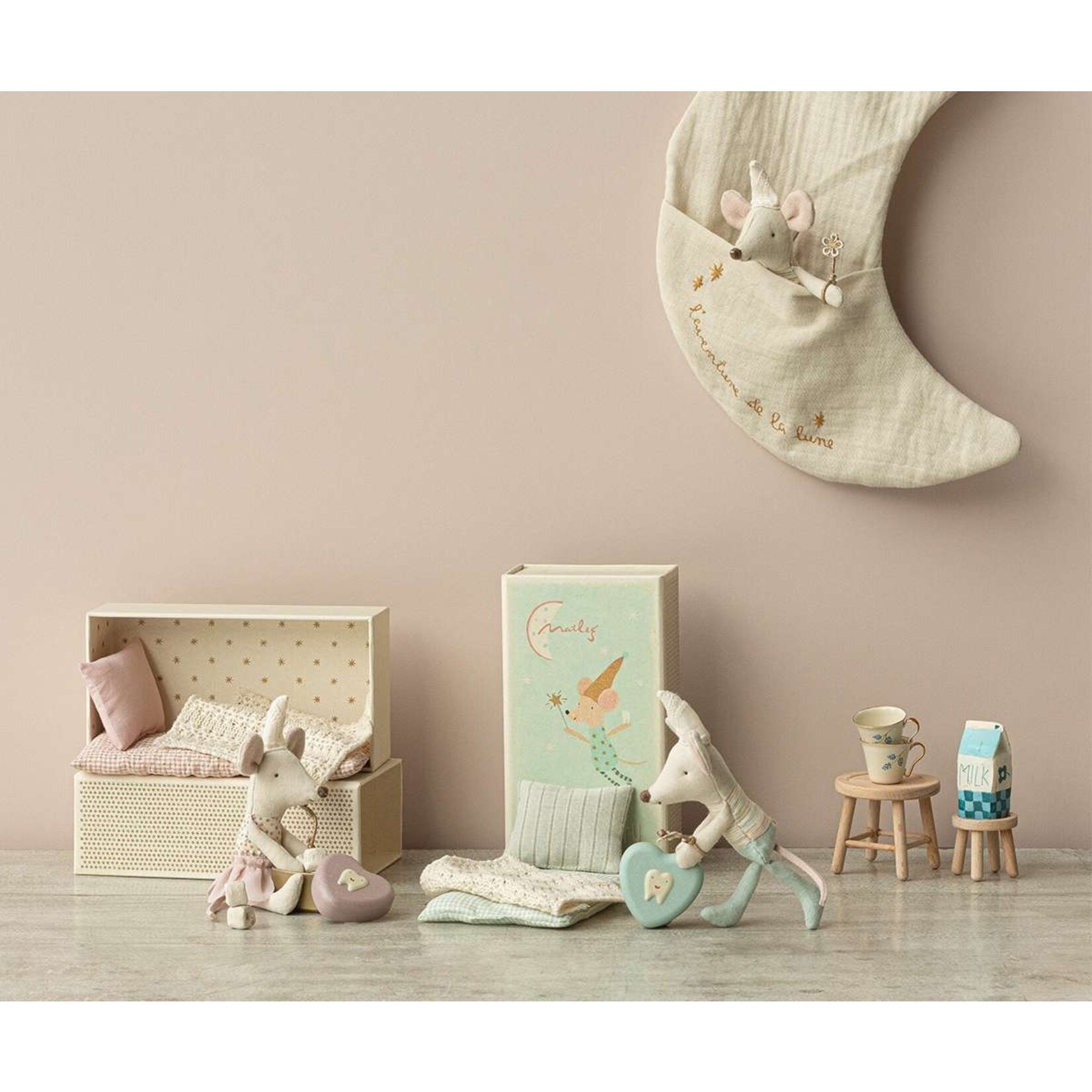 Maileg Maileg Tooth fairy mouse Little brother in matchbox