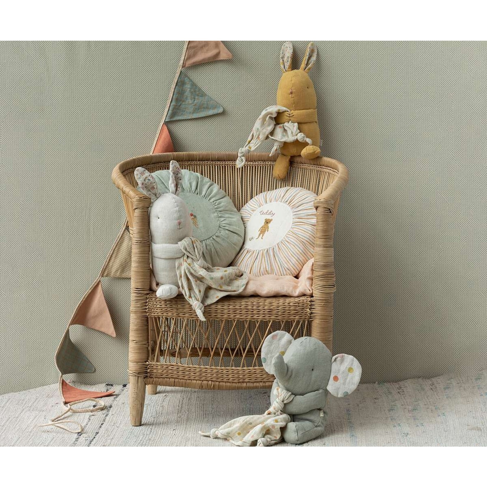 Maileg Maileg Lullaby friends Bunny with detached comforter - Nature
