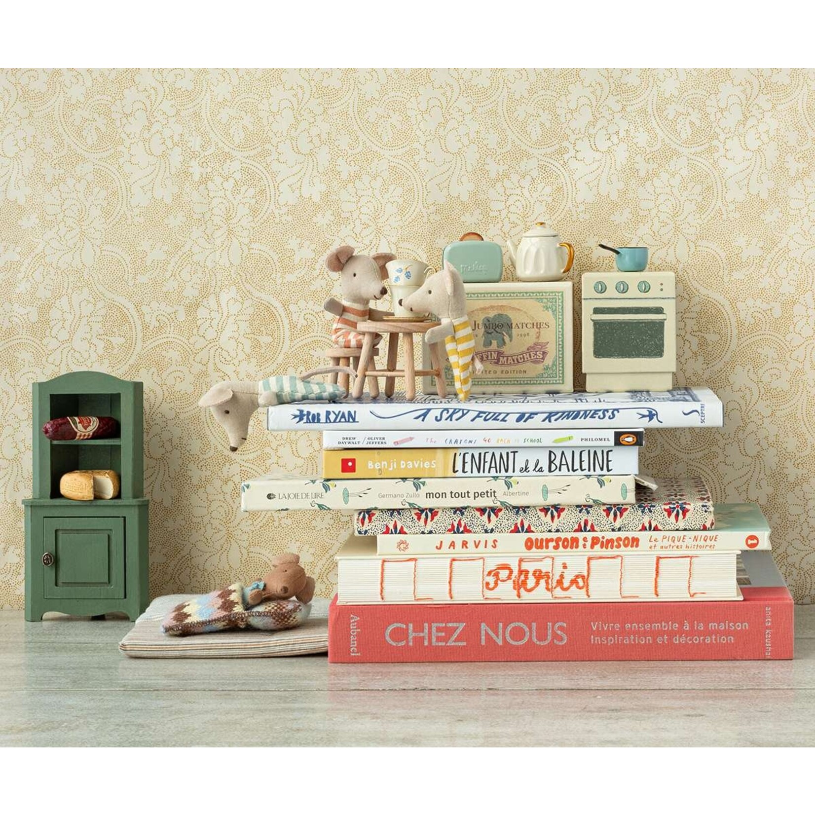 Maileg Maileg Triplets Baby mice in matchbox