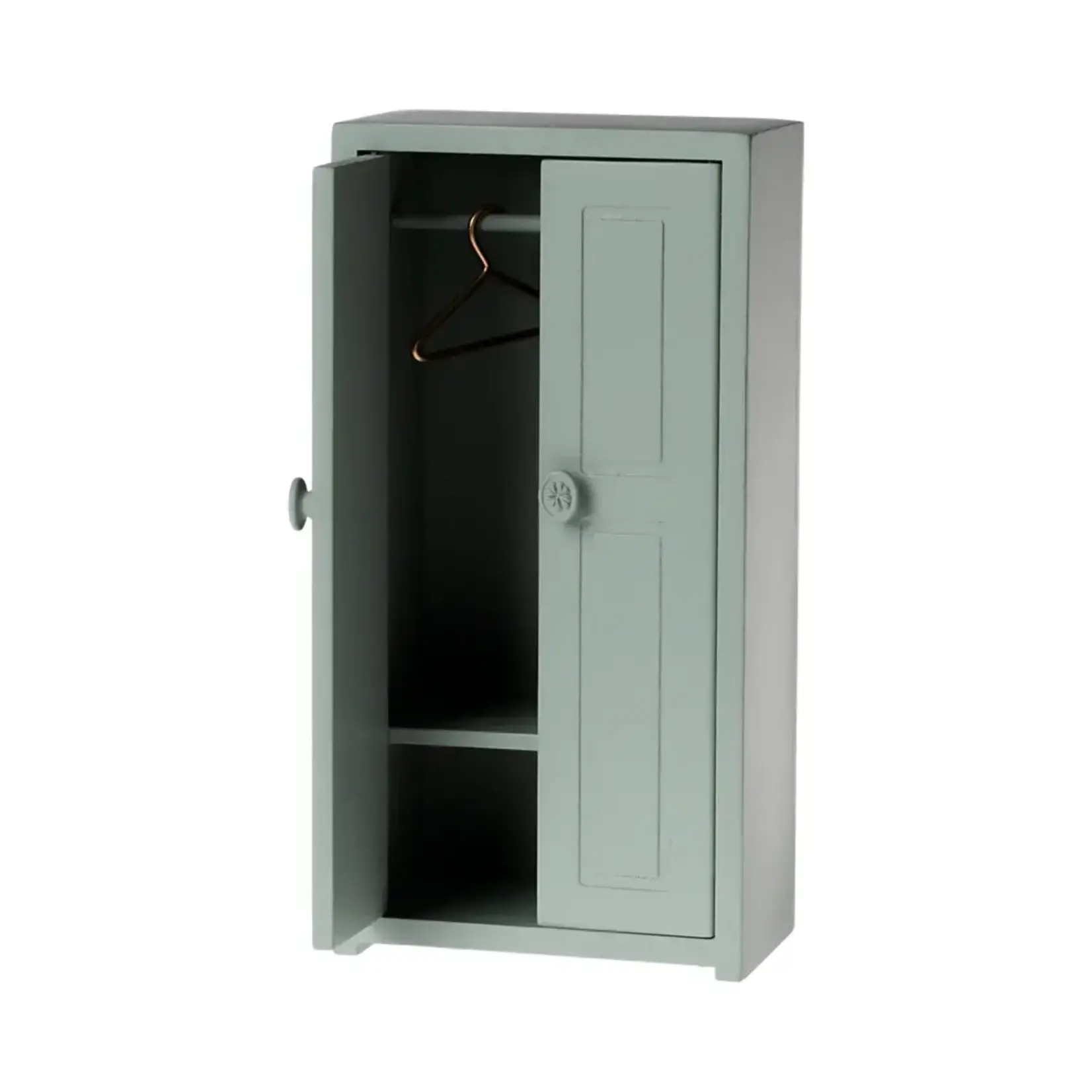 Maileg Maileg Closet for Mouse - Soft blue Wardrobe