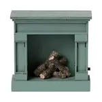 Maileg Maileg Fireplace for Mouse - Blue