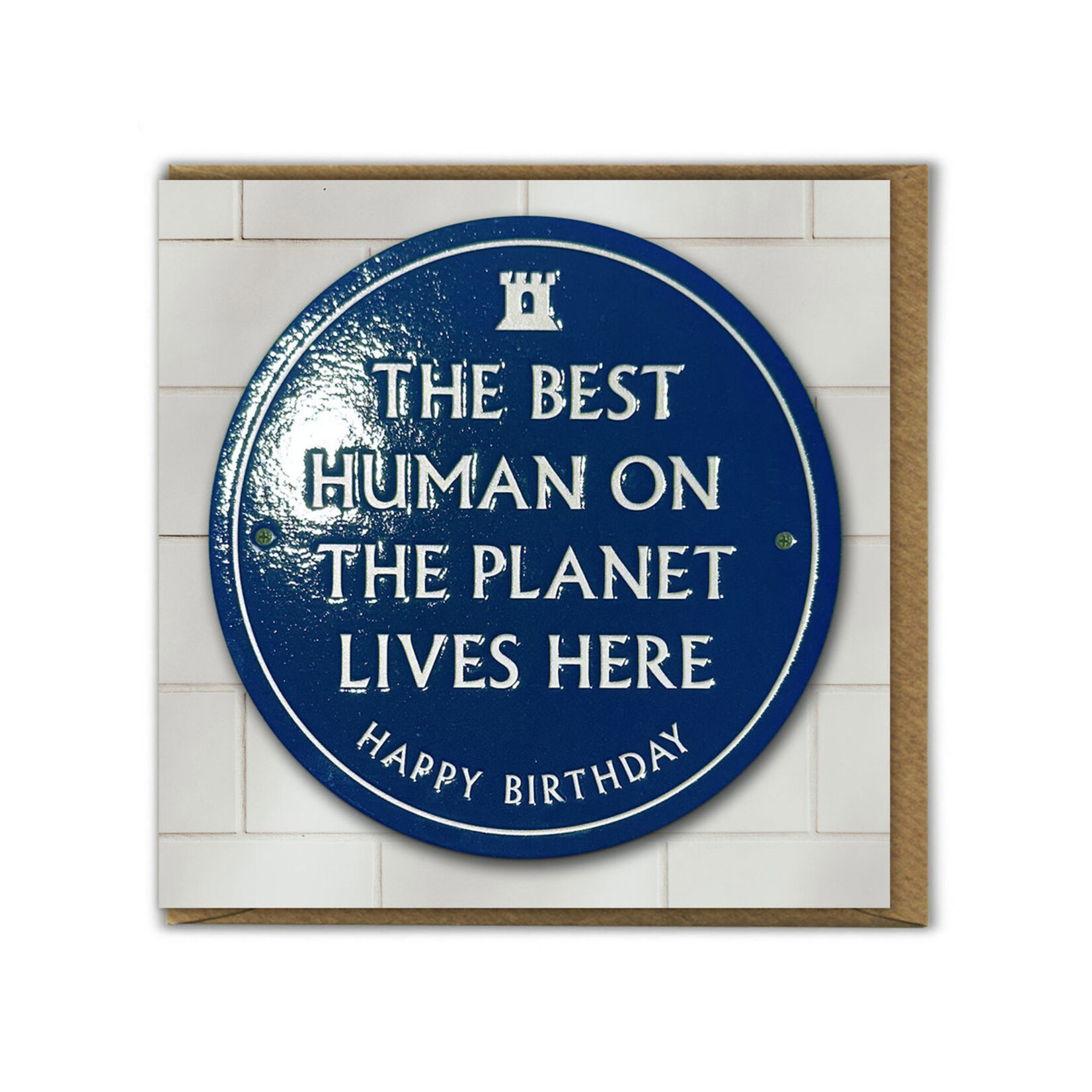 WORDY CARDS Best Human on the Planet Birthday Card