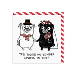 Ohh Deer Yay! You're No Longer Living In Sin Square Greeting Card