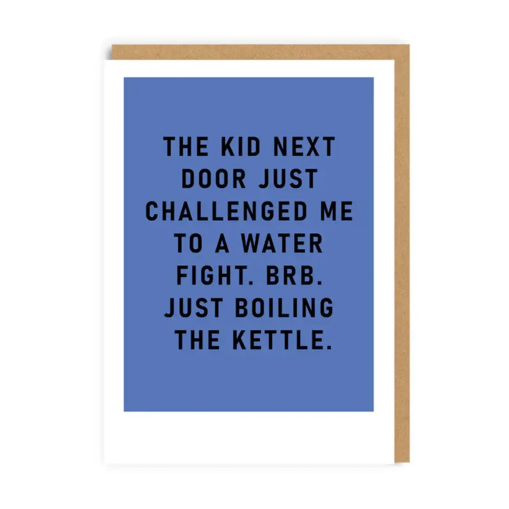 Ohh Deer Water Fight Greeting Card