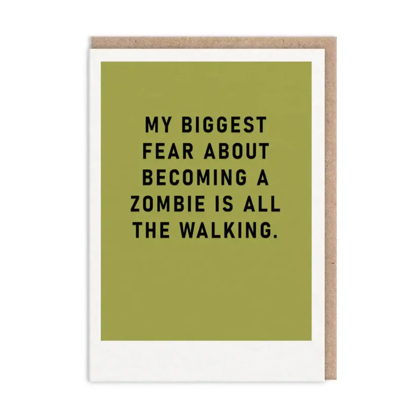 Ohh Deer Zombie All The Walking Greeting Card