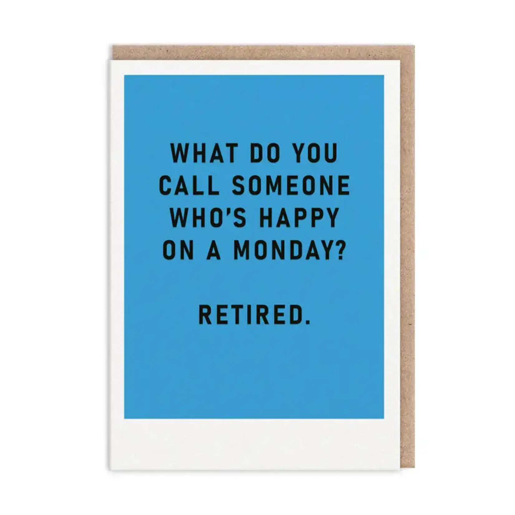 Ohh Deer Happy Monday Retirement Card
