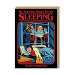Ohh Deer He Sees You When You're Sleeping Christmas Card