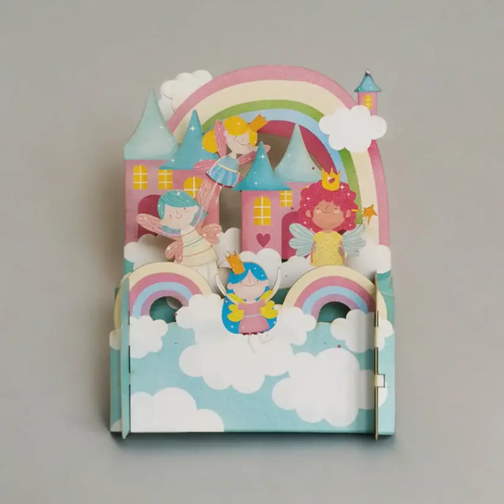 AllJoy Design Fairy and Castle 3D Pop Up Card