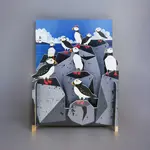 AllJoy Design Puffins 3D Pop Up Card