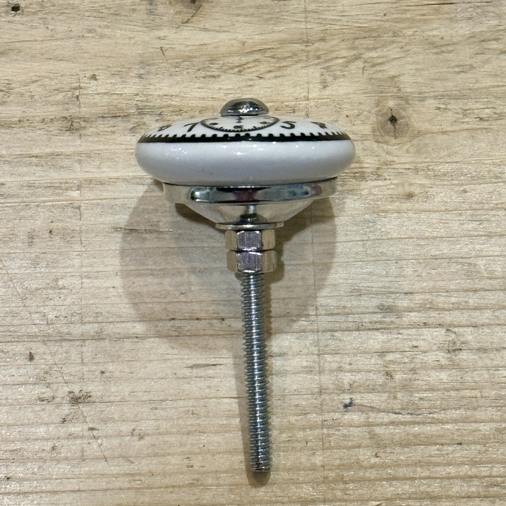 IRON RANGE THINNER Clock face Knob Ceramic 38mm