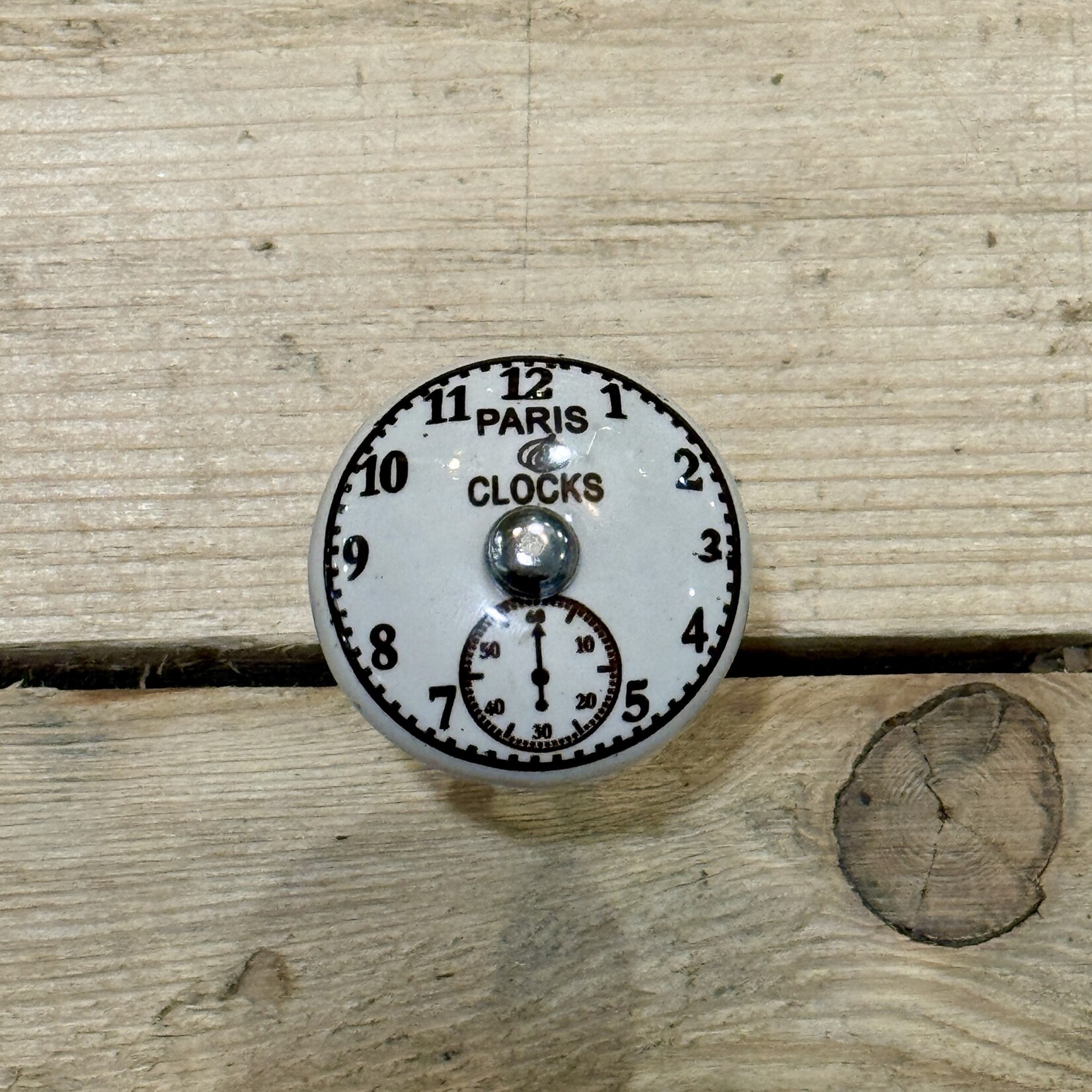IRON RANGE THICKER Clock face Knob Ceramic 38mm