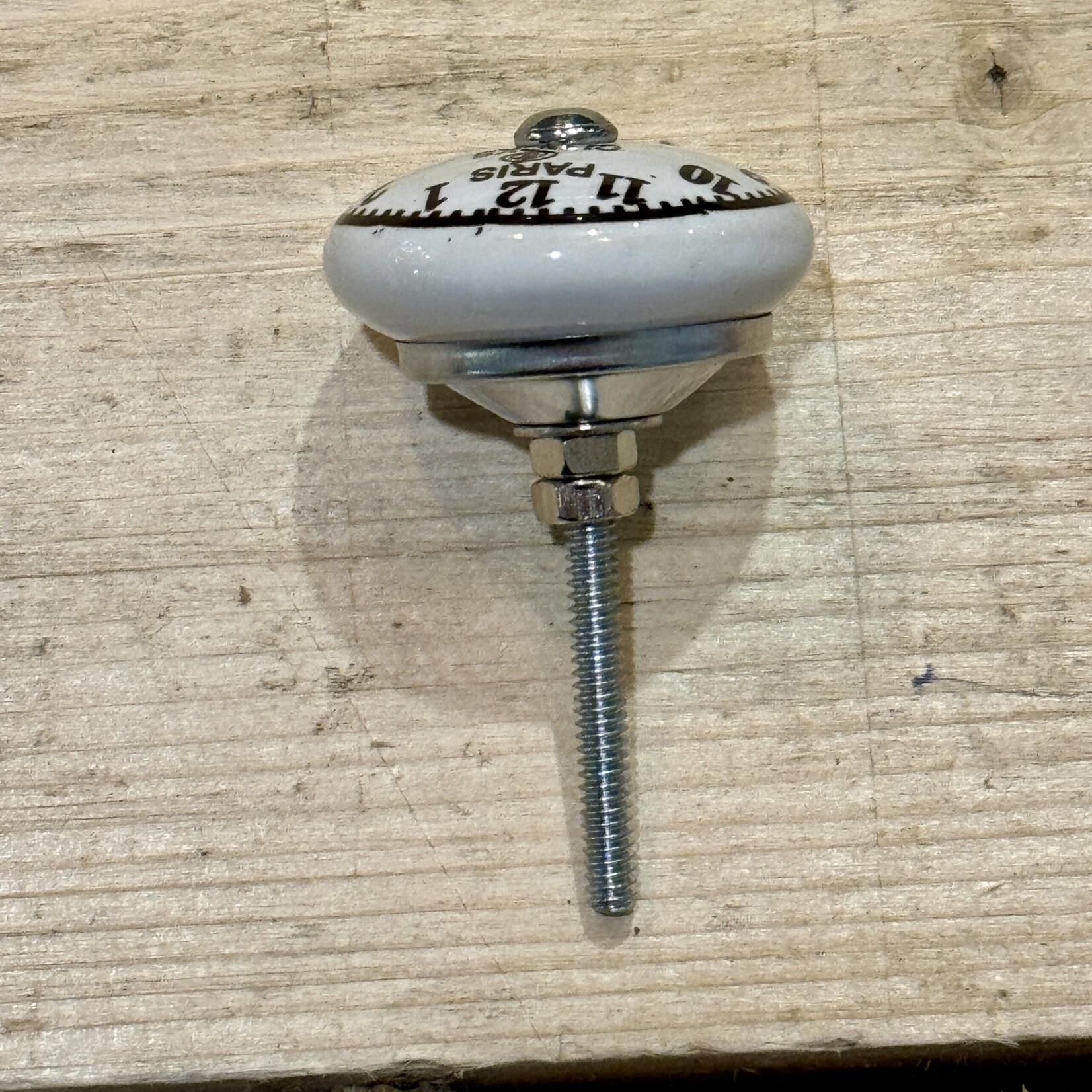 IRON RANGE THICKER Clock face Knob Ceramic 38mm