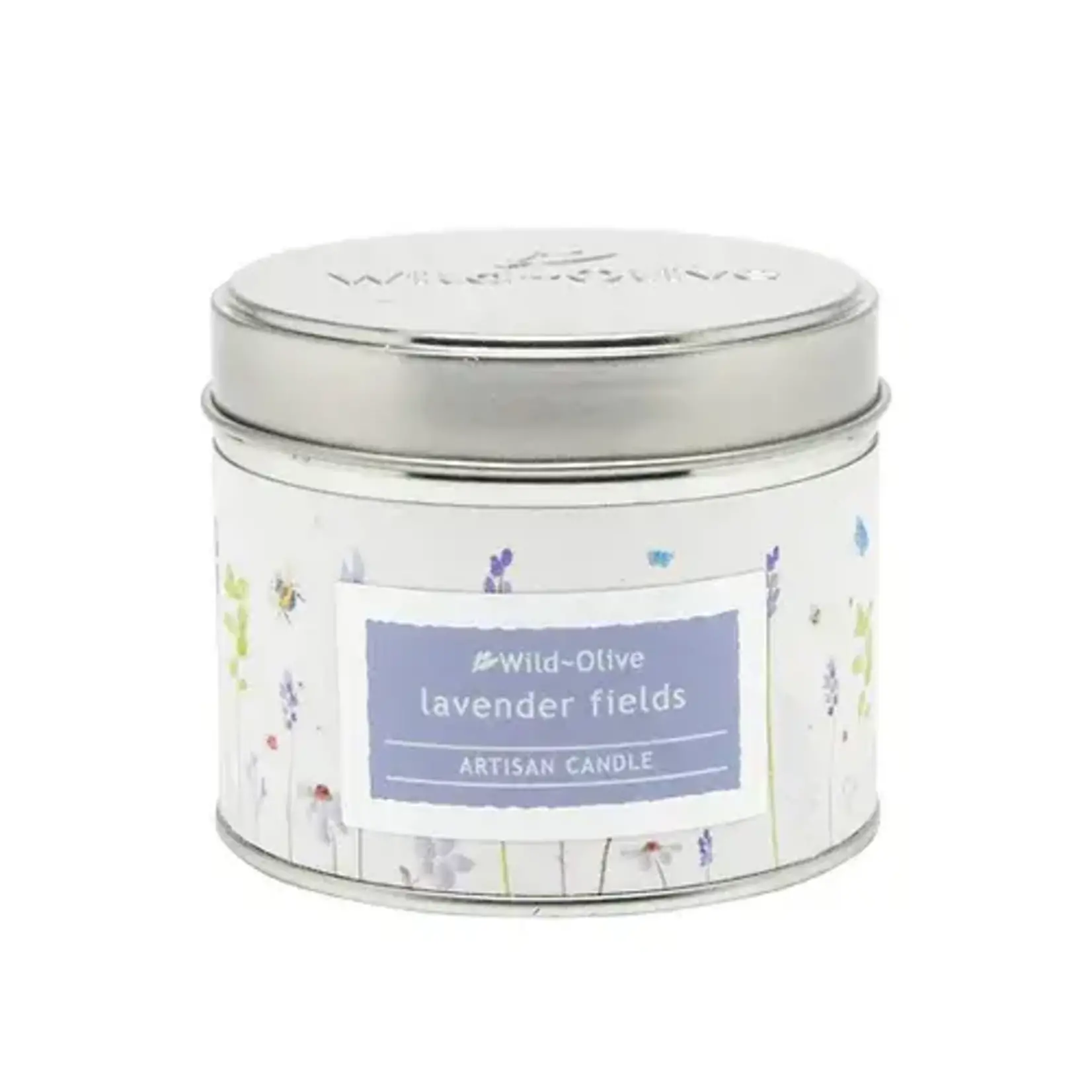 Wild Olive Wild Olive Lavender Fields Artisanal Tin Candle