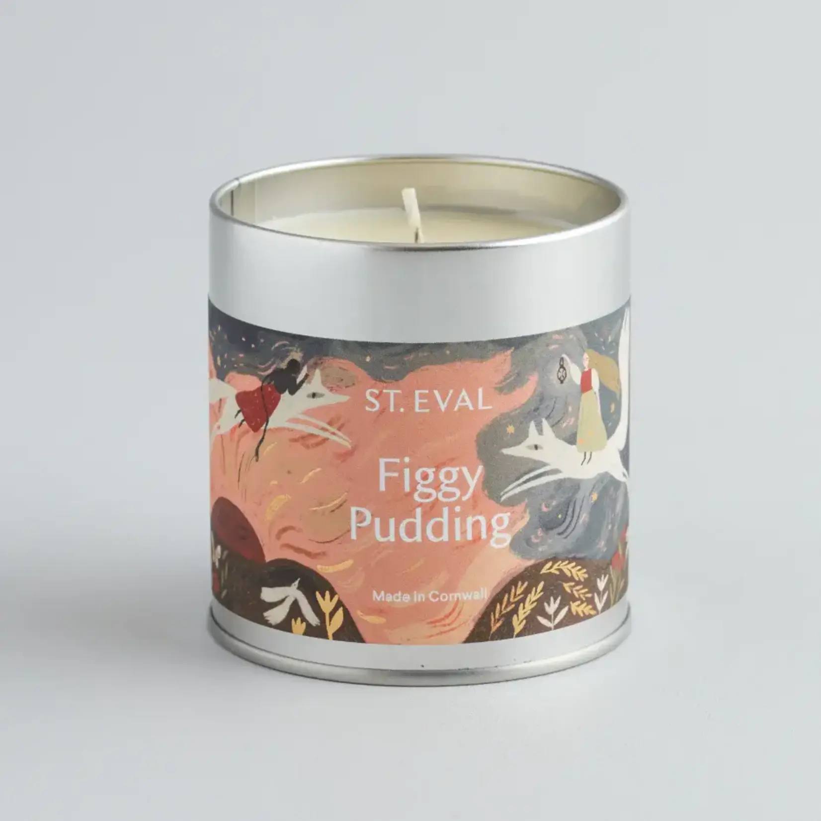 St. Eval St Eval Figgy Pudding Christmas Tin Candle