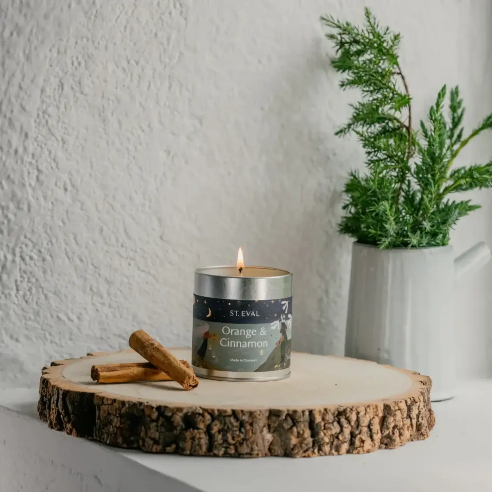 St. Eval St Eval Orange and Cinnamon Christmas Tin Candle