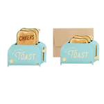 Ohh Deer Toaster 3D Layer Greeting Card