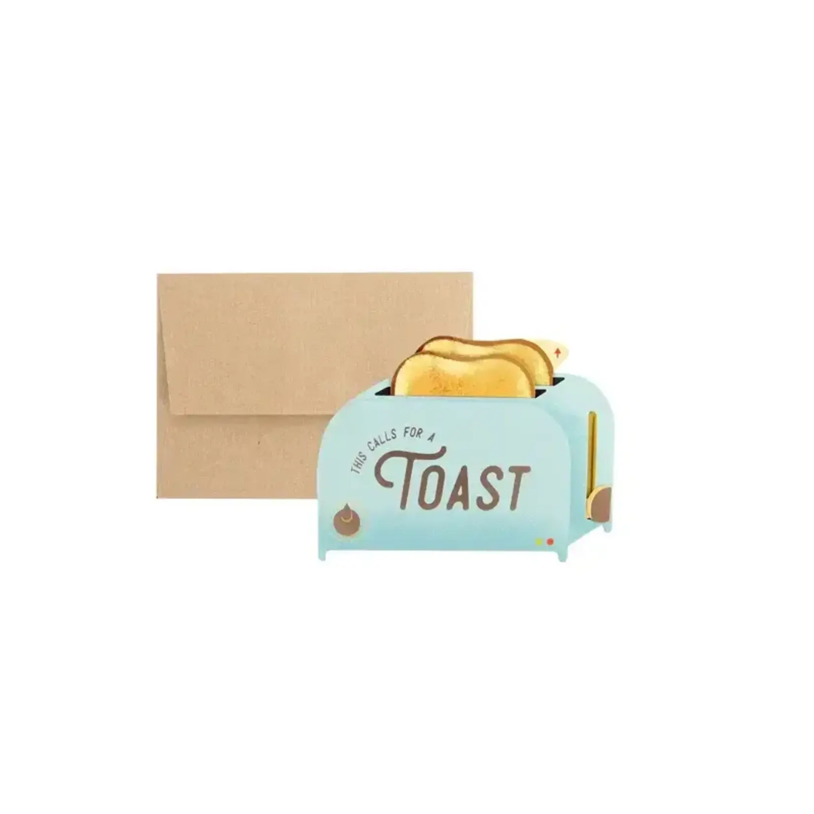 Ohh Deer Toaster 3D Layer Greeting Card
