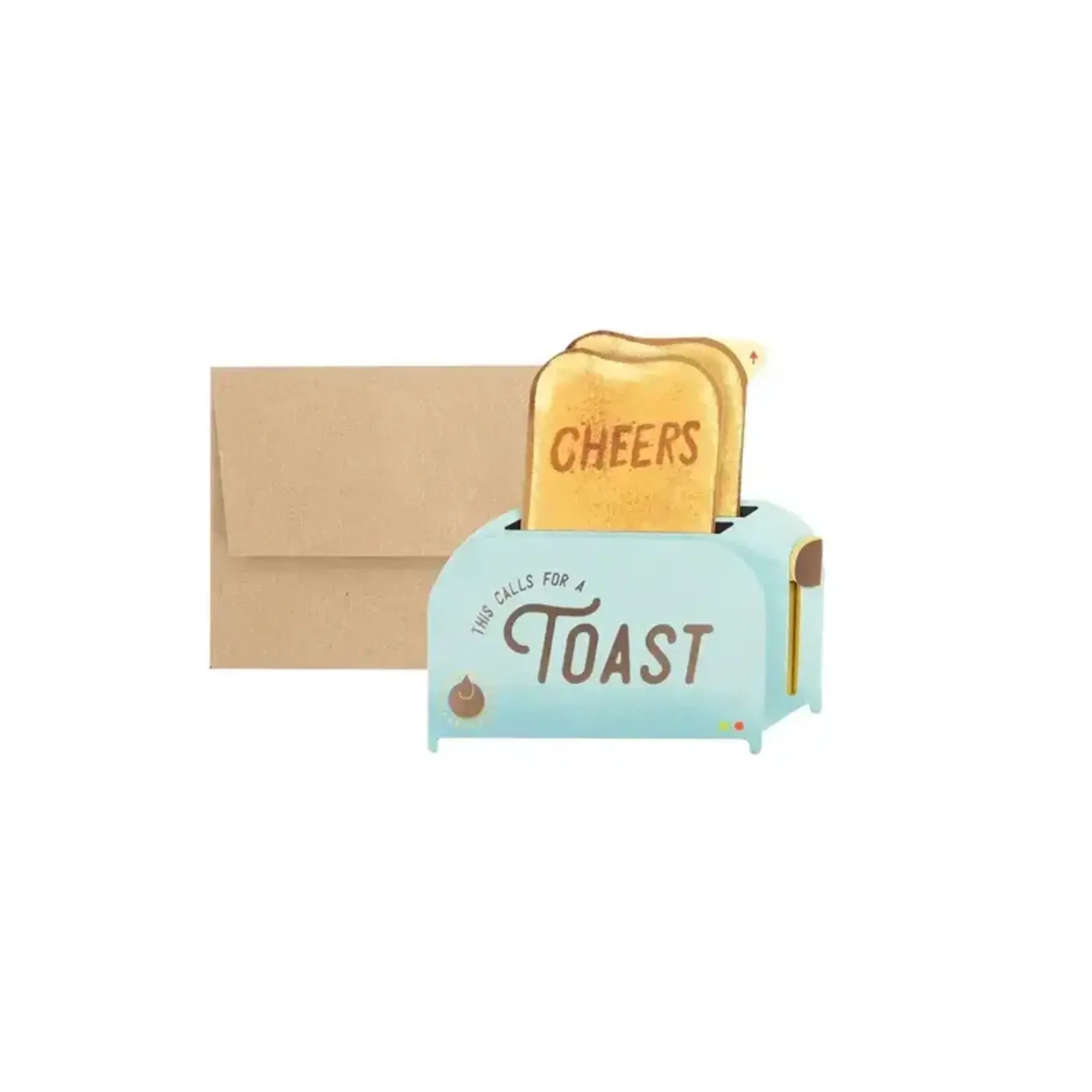 Ohh Deer Toaster 3D Layer Greeting Card