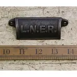 IRON RANGE Cup Pull Handle LNER Cast Antique Iron 98mm