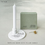 East of India Because someone we Love is in Heaven Candle holder