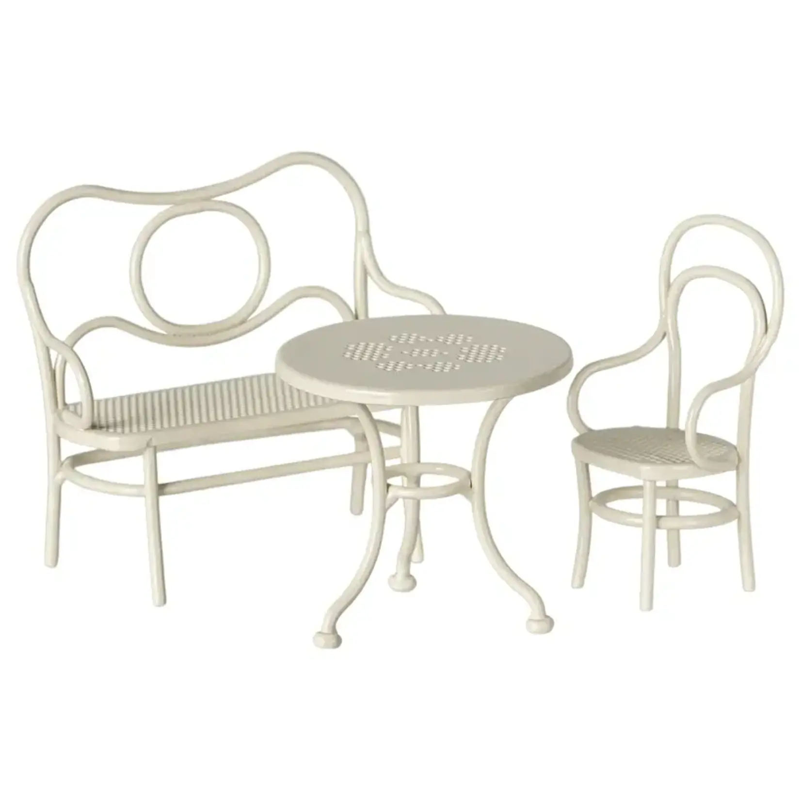 Maileg Maileg Café set Mouse, Small - Off white