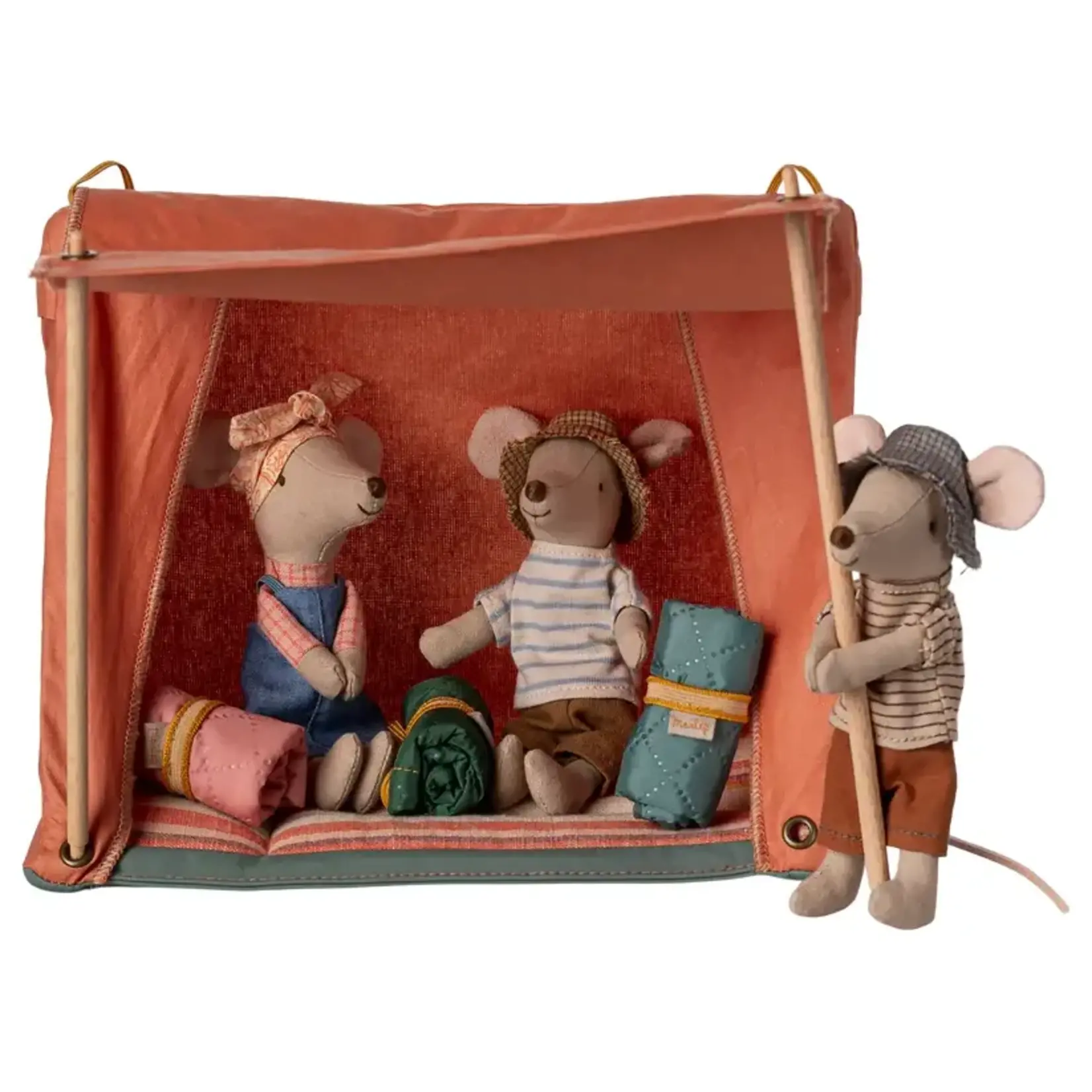 Maileg Maileg Coral Happy camper tent Mouse