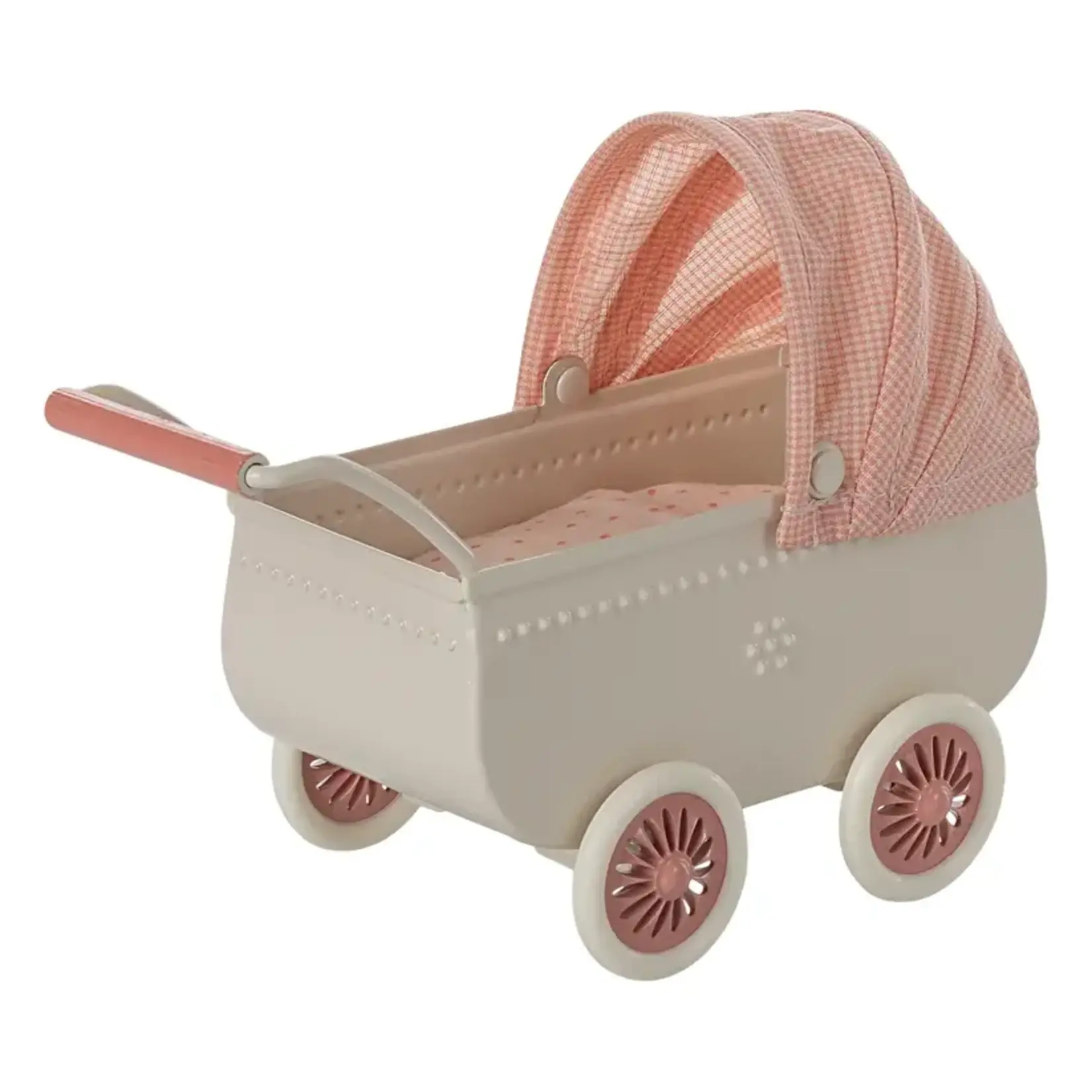 Maileg Maileg Pram Mouse - Coral