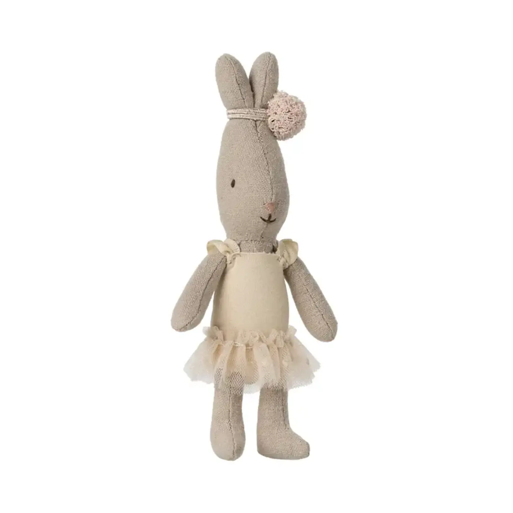 Maileg Maileg Rabbit Micro - Ballet suit and skirt cream