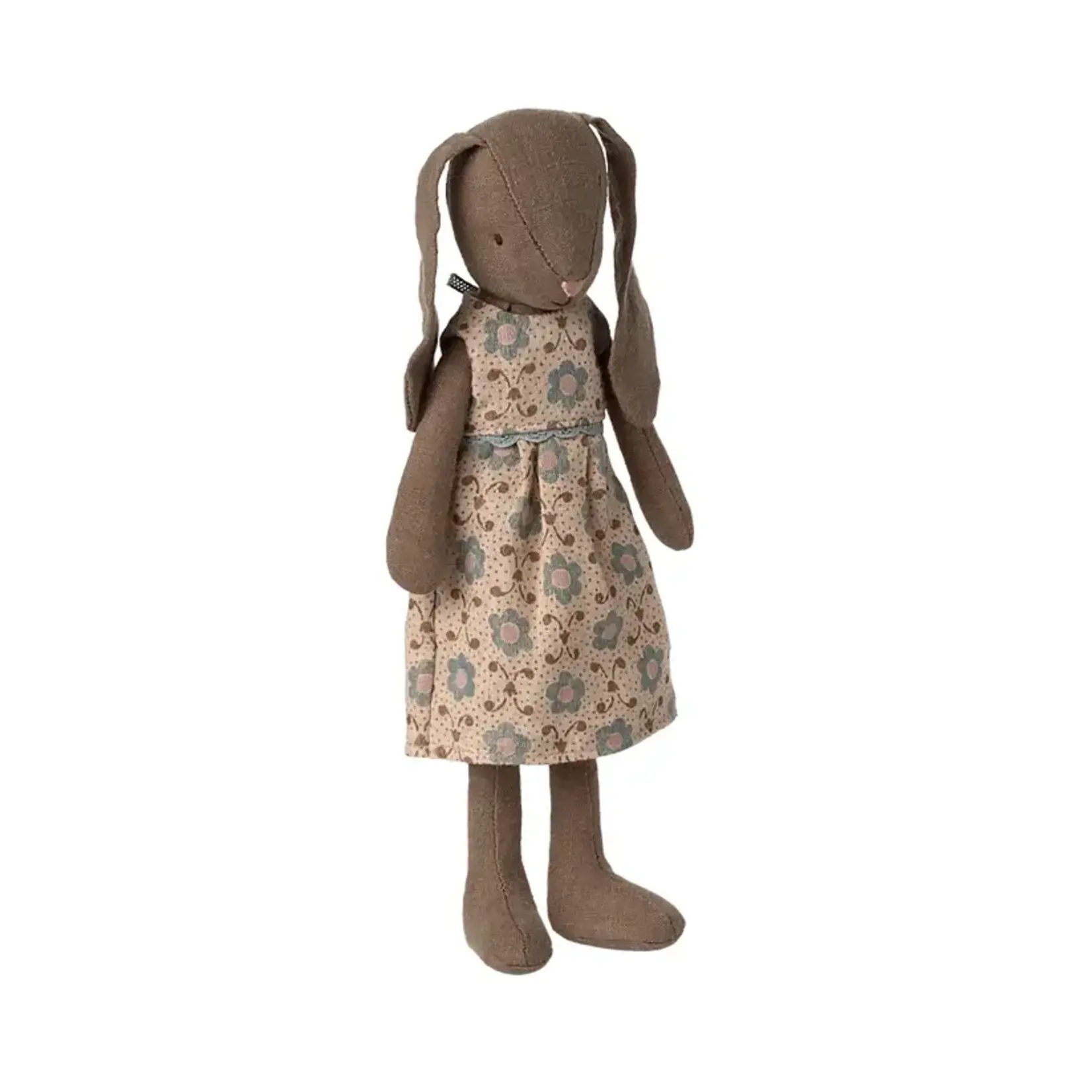Maileg Maileg Bunny size 2 Brown - Flower Dress