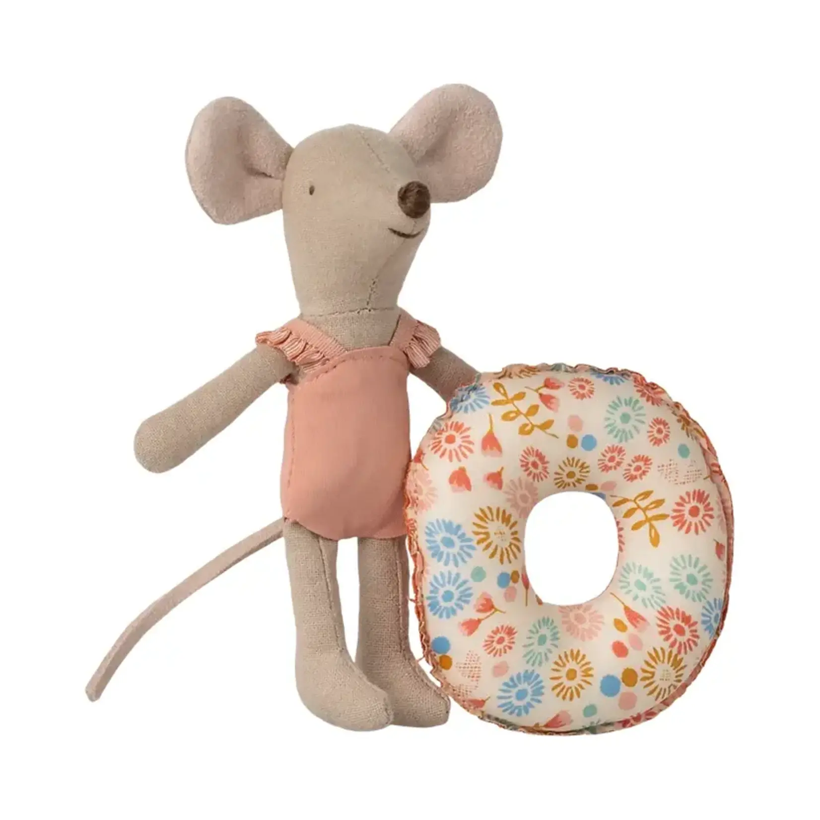 Maileg Maileg Beach mouse with float Little sister - Flower