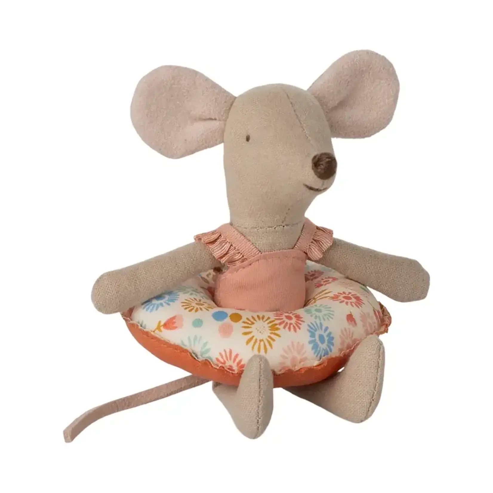 Maileg Maileg Beach mouse with float Little sister - Flower