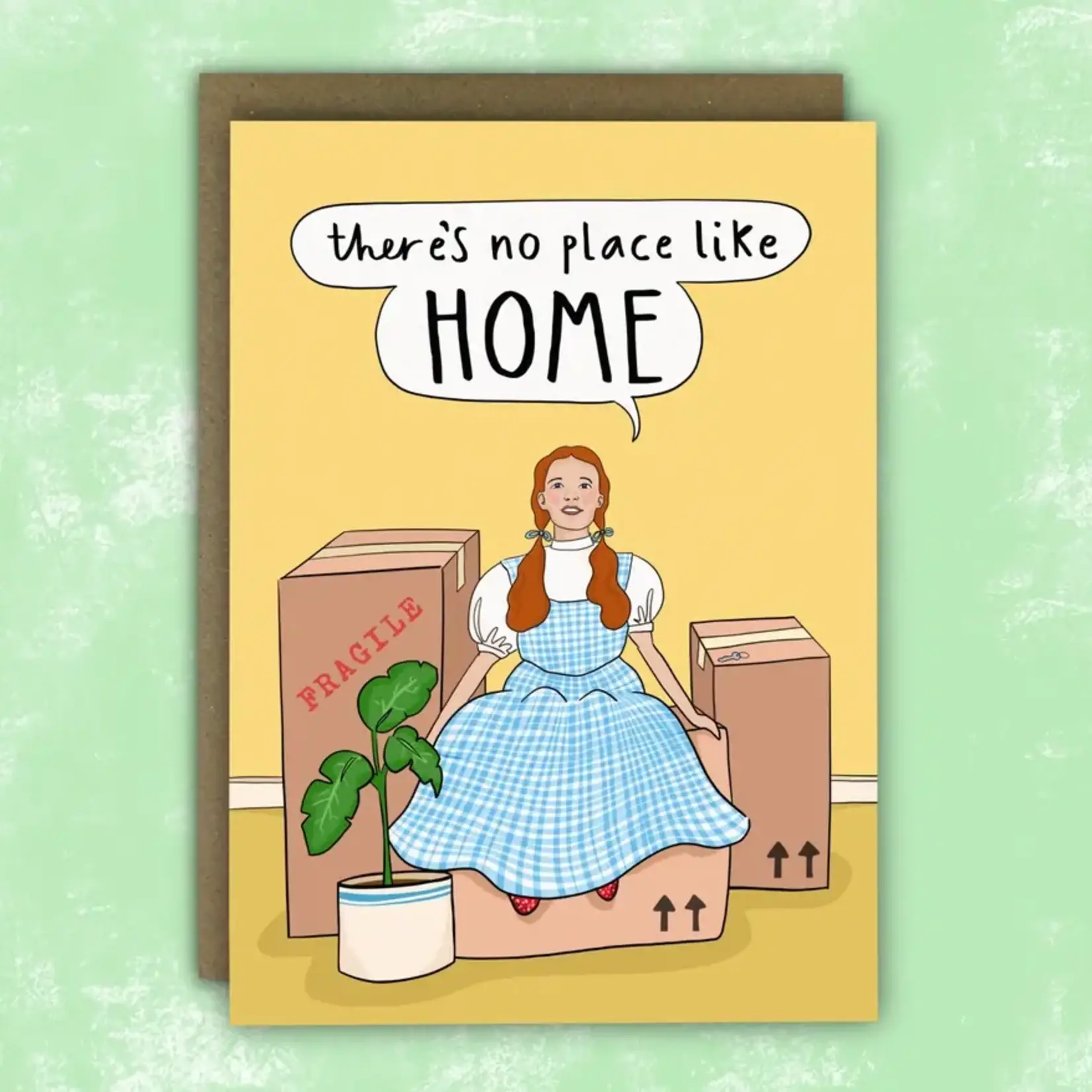 Running With Scissors Dorothy Wizard of Oz Housewarming New Home Card
