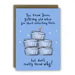 Running With Scissors Gu Pots Glass Ramekin Collection Birthday Card