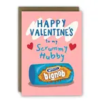 Running With Scissors Scrummy Hubby Hob Nob Big Nob Valentines Card