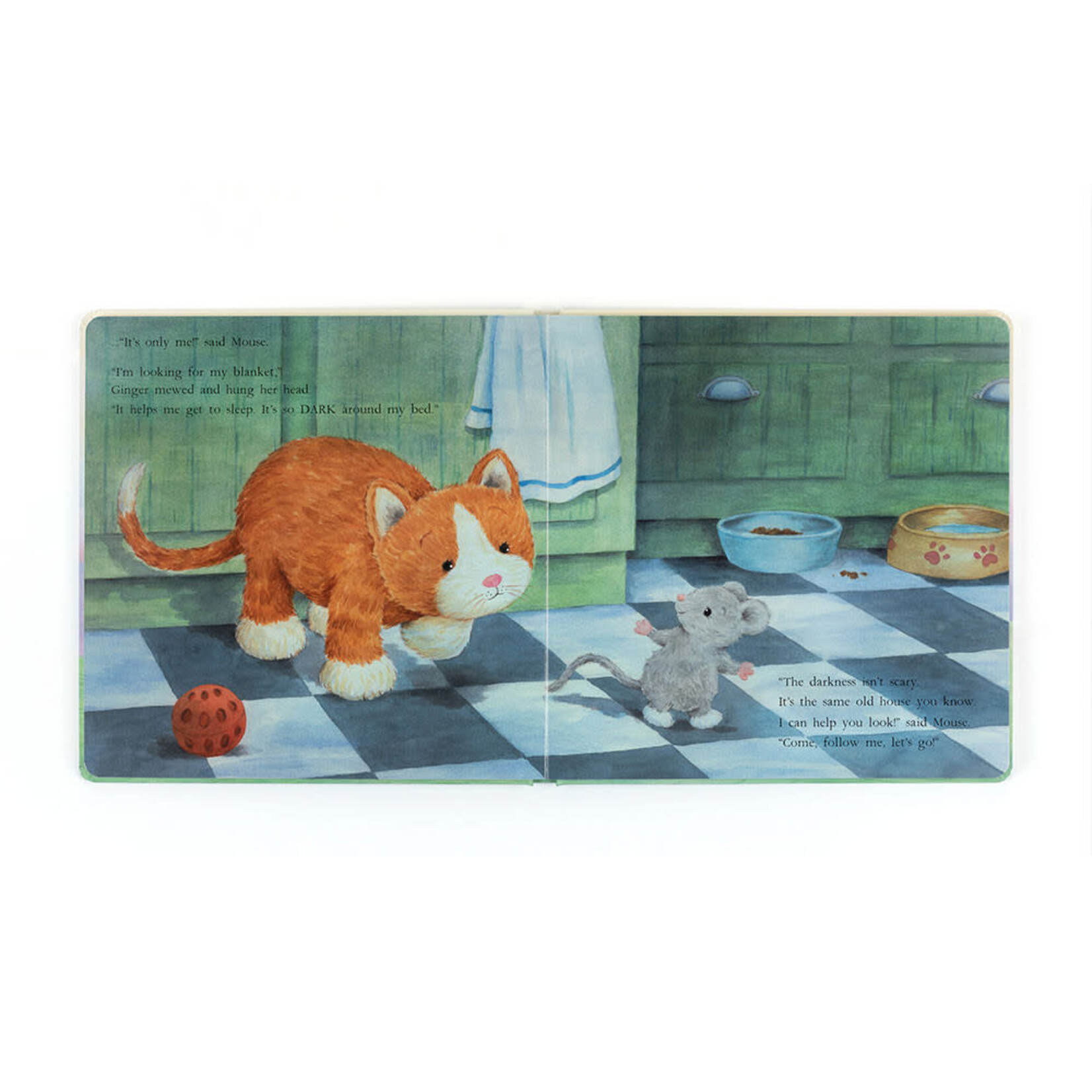 Jellycat Jellycat Ginger, the Courageous Kitten Cat Book