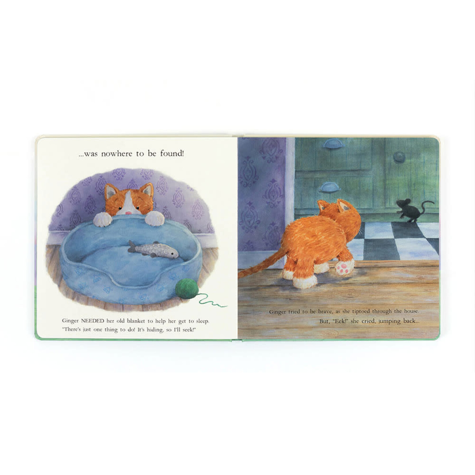Jellycat Jellycat Ginger, the Courageous Kitten Cat Book