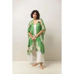 ONE HUNDRED STARS Stork Pea Green Throwover