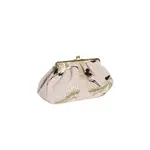 ONE HUNDRED STARS Stork Plaster Pink Clasp Clutch Bag