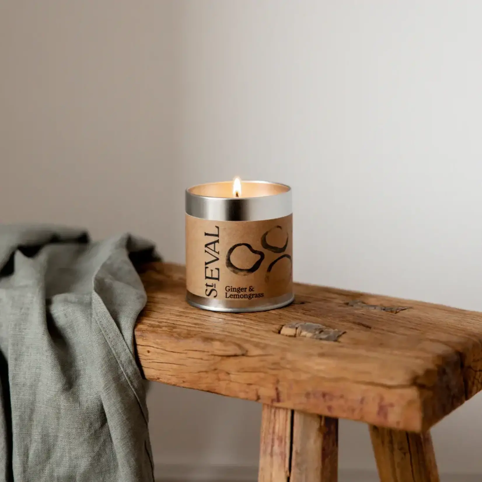 St. Eval St Eval Ginger and Lemongrass Scented Tin