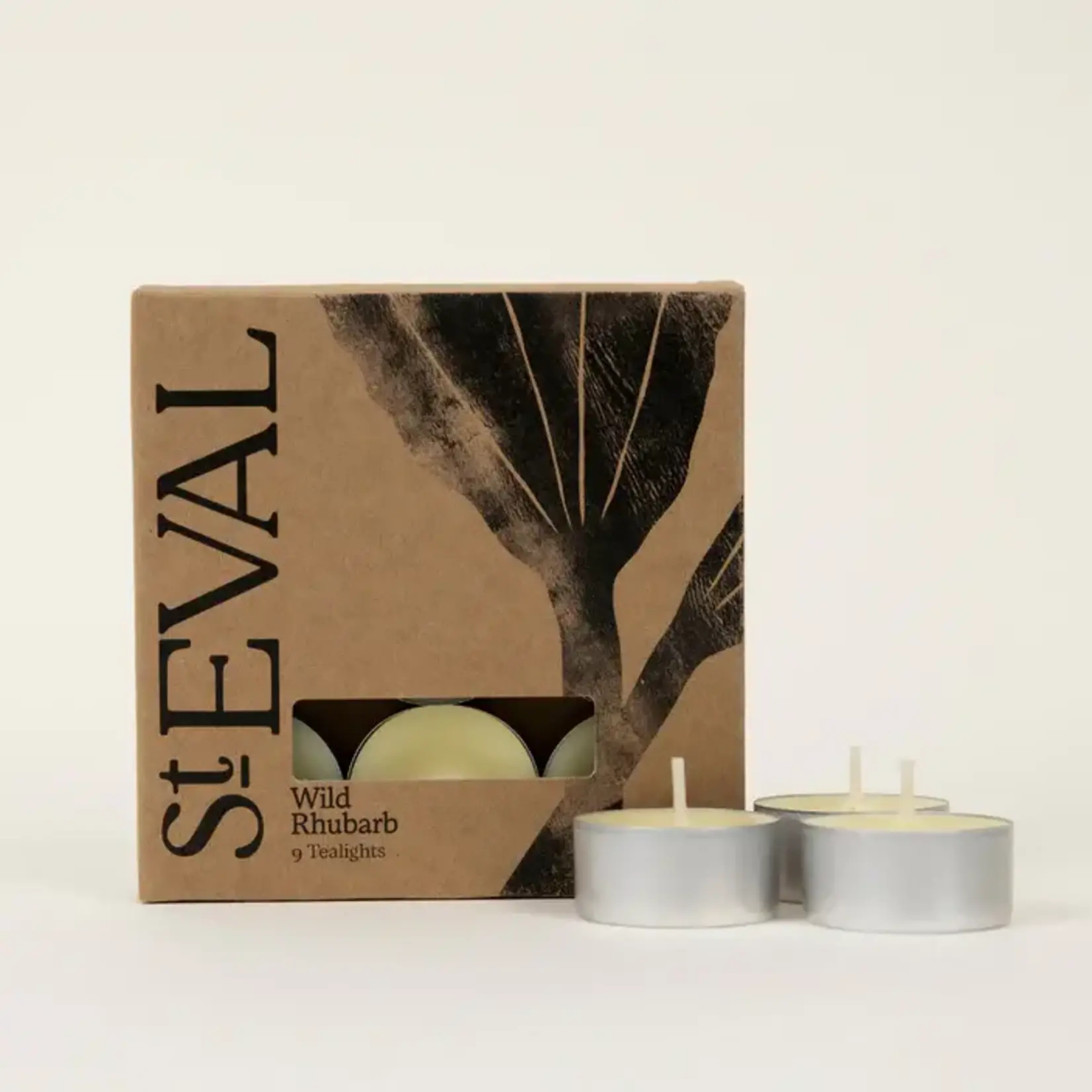 St. Eval St Eval Wild Rhubarb Scented Tealights x9