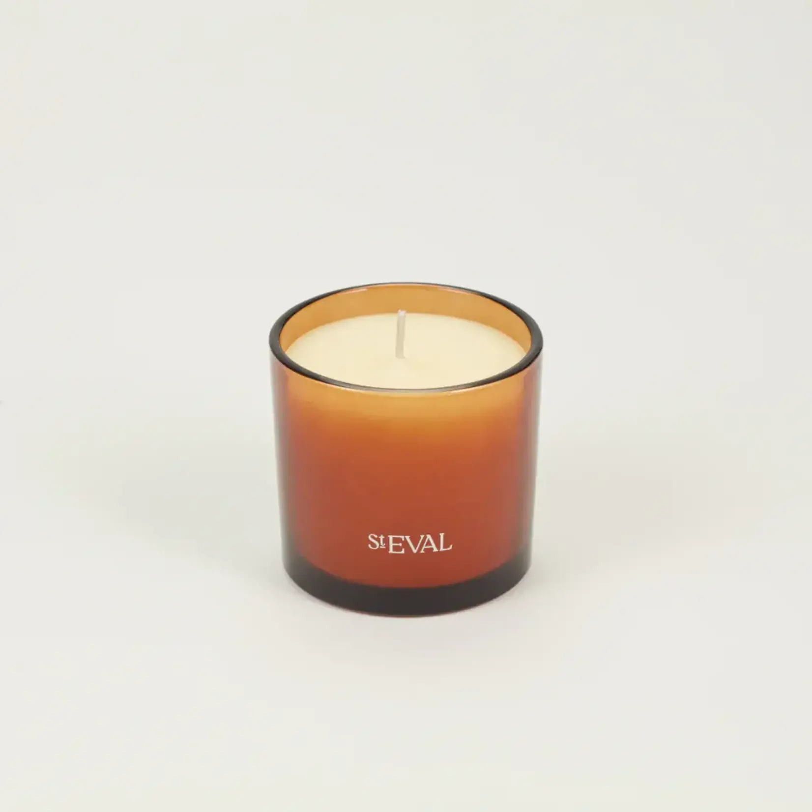 St. Eval St Eval Bay and Rosemary Amber Glass Candle